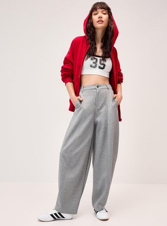 Twik Womens Barrel-leg dress sweatpant
