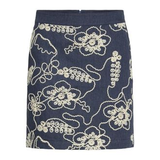 Ichi Ihpaulia SK - Skirts - Mujer - Azul - 2XL