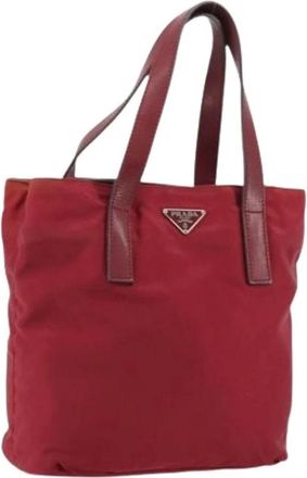 Prada Pre-owned Tote Bags, female, Red, Size: ONE SIZE Pre-owned Vintage Hand Bag