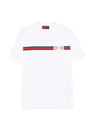 Gucci Logo Cotton T Shirt