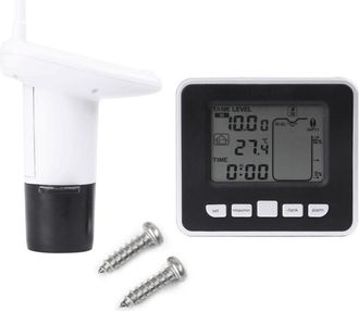 OEM Sensor Ultras&oacute;nico De Nivel De Agua - Pantalla Lcd - Temperatura Interna Y Del Dep&oacute;sito - Alarma De Nivel Alto/bajo - Alcance De 100 M