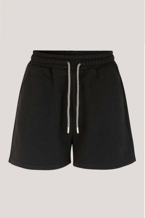 Just Female Womens Paisley Sweat Shorts In Black