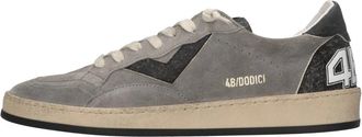 4B12 Play New U129 - Heren - Sneakers - Grijs - 44 EU - Leer - Schoenen