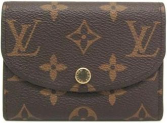 Louis Vuitton Pre-owned Wallets, female, Brown, Size: ONE SIZE Pre-owned Canvas Wallet