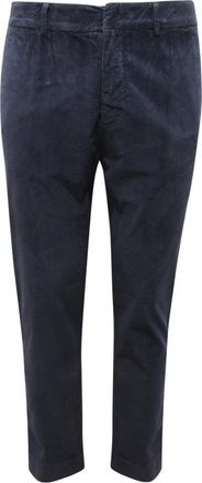 Brooksfield Fluwelen Broek Nachtblauw Model 205A.c 249 - Heren - Chinos - Blauw - 3XL - Broeken