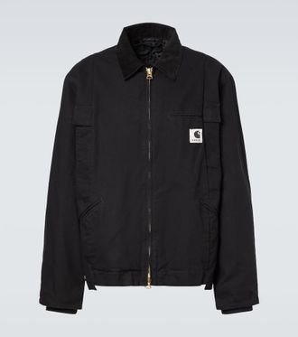 sacai x Carhartt corduroy-trimmed canvas jacket