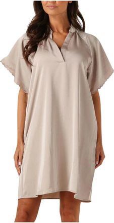 Bruuns Bazaar Dames, Jurken, Beige, Maat: XL