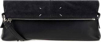 Maison Margiela 5AC Soft Clutch - Dames - Clutches - Zwart - ONE Size - Leer - Tassen