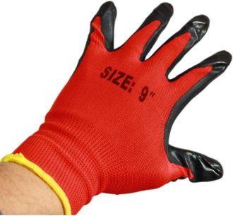 Trade Shop Trade Shop - 12 Paia Di Guanti Da Lavoro Spalmati Nylon Nitrile Disponibili In 91011