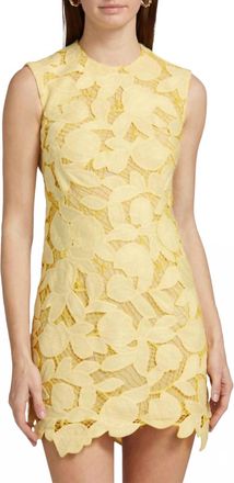SIMKHAI Mickie Sleveless Mini Dress In Buttercream