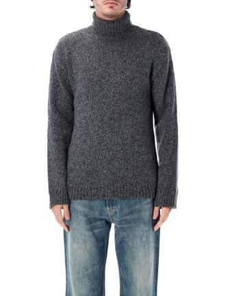 Our Legacy Popover Slub Twisted Pure Wool Slub Turtleneck