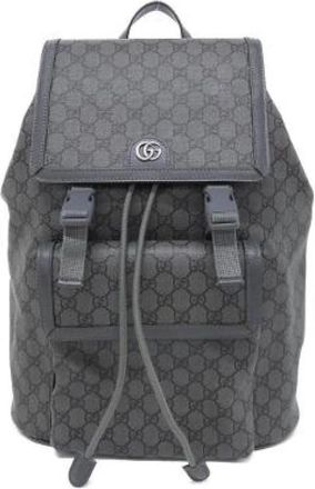 Gucci Pre-owned Ophidia GG Supreme Canvas Rugzak - unisex - Vintage Rugzakken - Grijs - ONE Size - Vintage