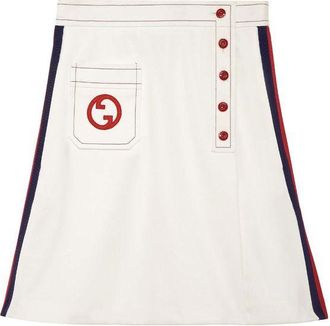 Gucci White Polyester Womens Skirt