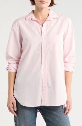 Frank & Eileen Joedy Cotton Button-Up Shirt in Solid Vintage Rose at Nordstrom Rack, Size Xx-Small