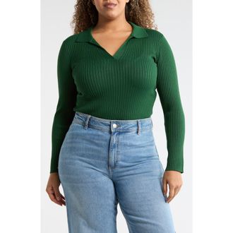 By Design Ivy League Top in Eden at Nordstrom Rack, Size 1X