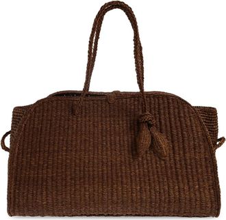 Jacquemus Turismo Large Bag - unisex - Weekendtassen - Bruin - ONE Size - Tassen