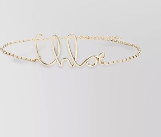 Chlo&eacute; chain link bracelet gold-tone finish
