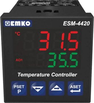 Emko Esm-4420 Regulador De Temperatura Negro Empotrable