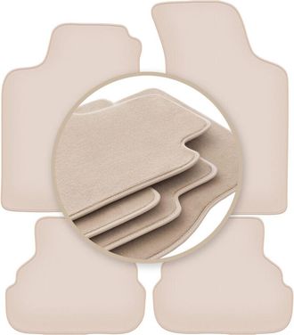 OEM Alfombrillas Premium Beige Para Volkswagen Vento Sed&aacute;n 1991-1997