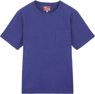 Fortela Tubejp Cotton Chest Pocket T-Shirt in Indaco at Nordstrom, Size Small
