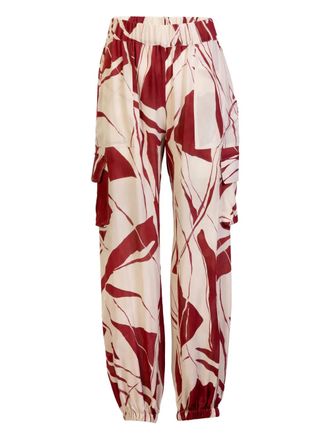 Silvia Tcherassi abstract jess trousers - Neutrals