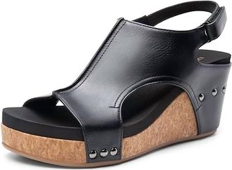 Corkys Footwear Womens Volta Ii Sandals In Black Smooth