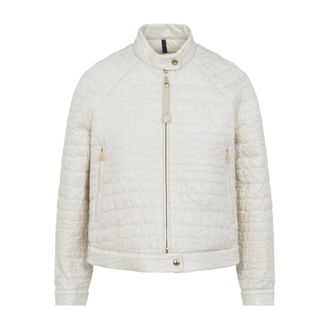 Moncler Down Jackets, female, Beige, Size: M Aubrieta Short Down Jacket