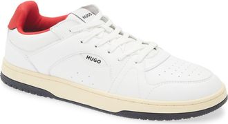 BOSS Hadrian Tennis Sneaker in White Multi at Nordstrom Rack, Size 11Us / 10Uk