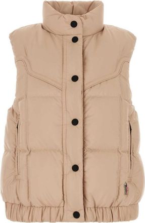 Moncler Pink Mock Collar Jacket