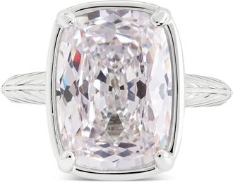 Sterling Forever Sterling Silver Midi Elongated Cushion Ring
