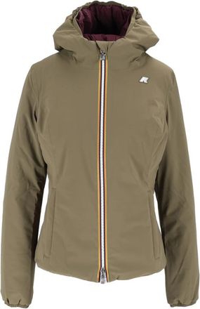 K-Way Lily St Warm Double Corto - Dames - Zomerjassen - Groen - M - Leer - Jassen