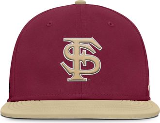Nike Florida State Seminoles Dugout True Mens Nike Mens Dri-FIT College Fitted Hat in Grey | NC1408DEFTN-FBB