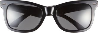 Acne Studios Afare Square Sunglasses in Black/Black at Nordstrom