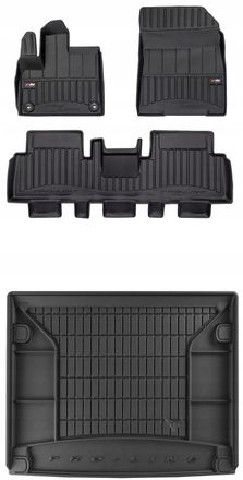 OEM Set 3d Tappetini E Tappetino Per Bagagliaio Fiat E-doblo Dal 2022 2/3 1/3