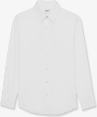 Saint Laurent Camicia Cassandre in cotone stretch - SAINT LAURENT - gender_Man