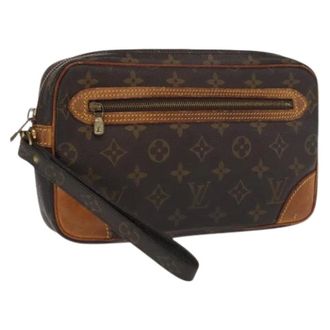 Louis Vuitton Clutch Bag Pre-owned Marly Dragonne GM - - Pre-owned - Donna - Marrone - ONE SIZE