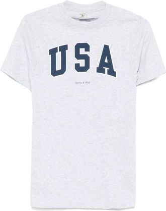 Sporty & Rich Mujer, Camisetas, Gris, Talla: XS