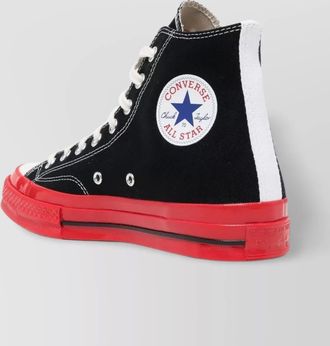 Comme Des Gar&ccedil;ons high top sneakers with red sole