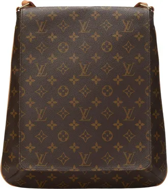 Louis Vuitton Brown Monogram Canvas Musette (Authentic Pre-Loved)