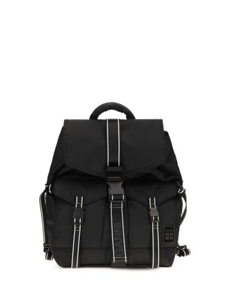 Ganni Womens Backpack Re-Tech Black Recycled Polyamide Backpacks