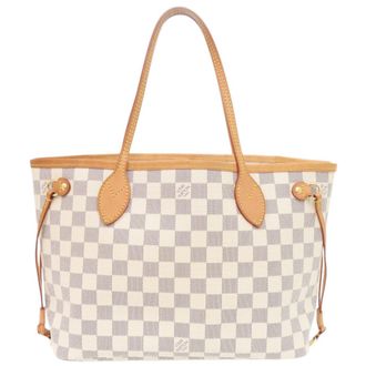 Louis Vuitton Damier Azur White Damier Azur Tote Bag (Pre-Owned)