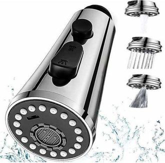 OEM Rociador Extra&iacute;ble Para Grifo De Cocina Ccykxa De 3 Modos, Cabezal Rociador De Repuesto Para Fregadero De Cocina G1/2 Para Lavabo De Ba&ntilde;o