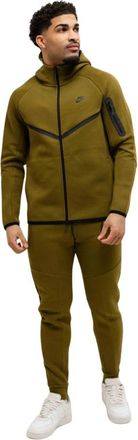 Nike Tech Fleece Windrunner Trainingspak - Heren - Trainingspakken - Groen - M - Katoen - Fitness