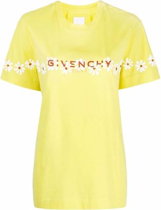 Givenchy T-shirt a fiori - Giallo