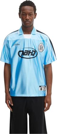 Neighborhood Game Shirt SS - Heren - T-shirts - Blauw - L - Polyester - Tops