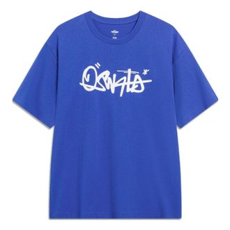 Li-Ning x Disney Oswald Graphic T-shirt Blue White AHST313-3