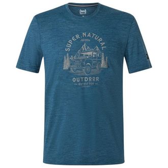 super.natural Landi Tee Merinoshirt f&uuml;r Herren | blau