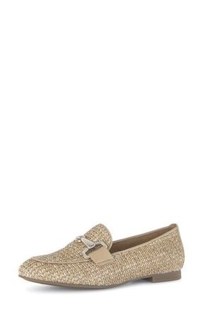Gabor Woven Bit Loafer in Sand at Nordstrom, Size 8Us