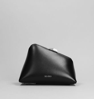 The Attico Pochette Midnight in pelle nera