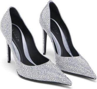 Alexander McQueen Skull Pump in Bitumen at Nordstrom, Size 37.5